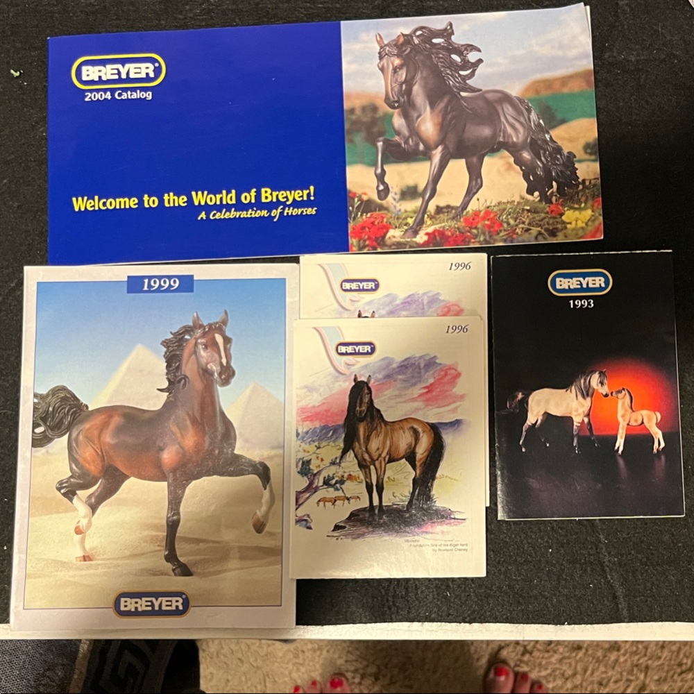 Breyer Catalogs-‘93, ‘96, ‘99, ‘2004